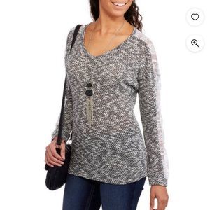 No Boundaries Lace Long Sleeve Black